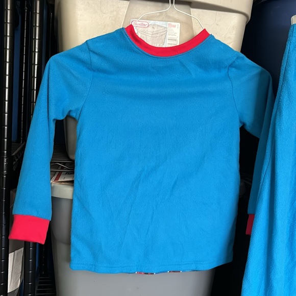 Marvel Advengers Infinity War 2 piece Blue Pajama Set Fleece Ironman Antman 6/7 - Picture 8 of 16